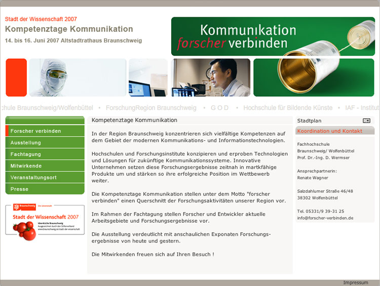Kommunikation - forscher verbinden